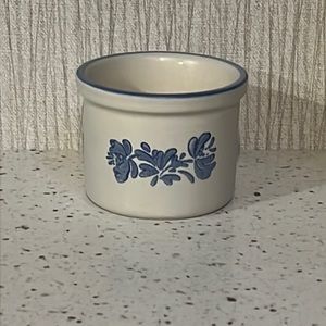 Vintage Yorktowne by Pfaltzgraff Stoneware Individual Dipper Bowl Butter Tub